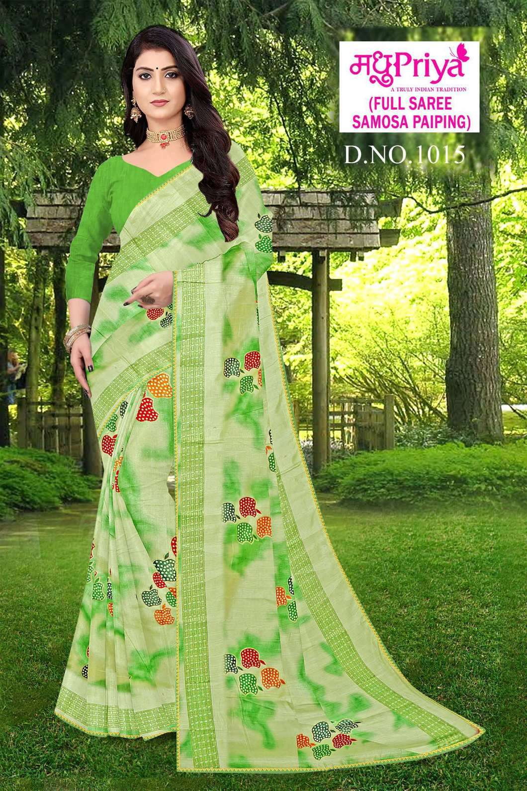 
Madhupriya Bela 1015 Fancy Printed Saree Wholesale Suppliers In Mumbai
